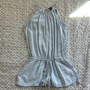 GAP Light Blue Sleeveless Romper